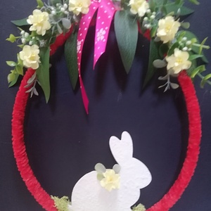 Húsvéti ajtódísz - ünnepi díszek, dekorációk - húsvéti díszek és dekorációk - húsvéti ajtódísz, kopogtató - Meska.hu