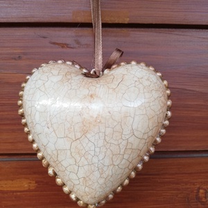 Antik hatású  anyák napi szív dekoráció -  - Meska.hu