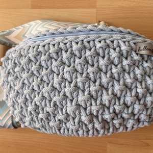 Horgolt búzabogyó mintás crossbody, Táska & Tok, Övtáska, Horgolás, Varrás, MESKA