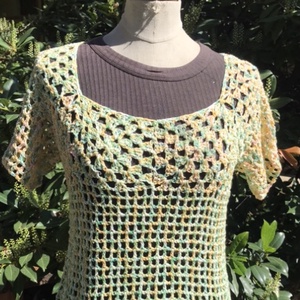 Jazzy Summer horgolt felső  - ruha & divat - női ruha - póló, felső - Meska.hu