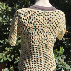 Jazzy Summer horgolt felső  - ruha & divat - női ruha - póló, felső - Meska.hu