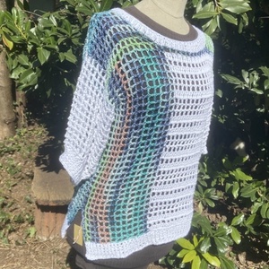 Jazzy Summer horgolt felső  - Meska.hu