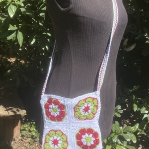 Jazzy horgolt táska,  fesztivál táska - Meska.hu