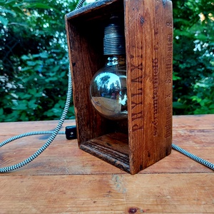 Vintage doboz lámpa  - Meska.hu