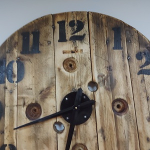 Kábeldob falióra  - otthon & életmód - dekoráció - fali és függő dekoráció - falióra & óra - Meska.hu