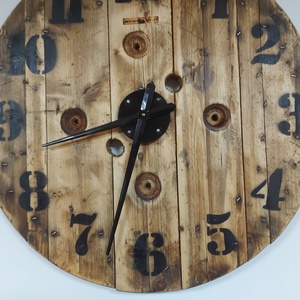 Kábeldob falióra  - otthon & életmód - dekoráció - fali és függő dekoráció - falióra & óra - Meska.hu