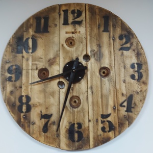 Kábeldob falióra  - otthon & életmód - dekoráció - fali és függő dekoráció - falióra & óra - Meska.hu