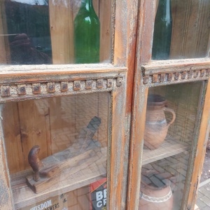 Régi ablak vitrin  - otthon & életmód - bútor - polc - Meska.hu