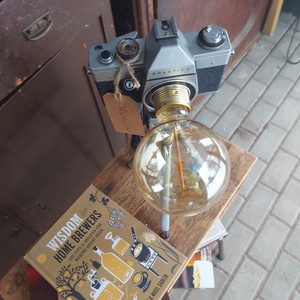 Fényképezőgép lámpa  - otthon & életmód - lámpa - asztali lámpa - Meska.hu