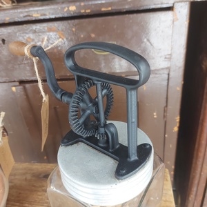 Régi vajköpülő  - esküvő - dekoráció - asztaldísz - Meska.hu