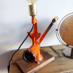 Patinás húsdaráló lámpa  - otthon & életmód - lámpa - asztali lámpa - Meska.hu