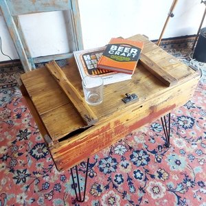 Láda dohányzóasztal , Otthon & Életmód, Bútor, Asztal, Famegmunkálás, MESKA