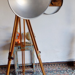 Ipari állólámpa , Otthon & Életmód, Lámpa, Állólámpa, Fémmegmunkálás, MESKA