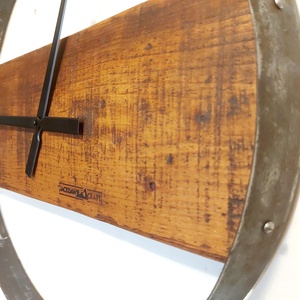 Hordó abroncs óra  - otthon & életmód - dekoráció - fali és függő dekoráció - falióra & óra - Meska.hu