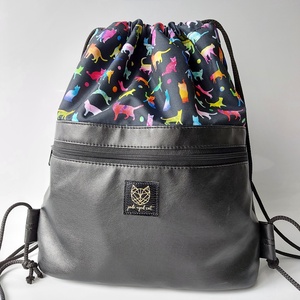 Catwalk színes macskás gym bag - Meska.hu