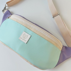 Övtáska a pastel color block kollekcióból - Meska.hu