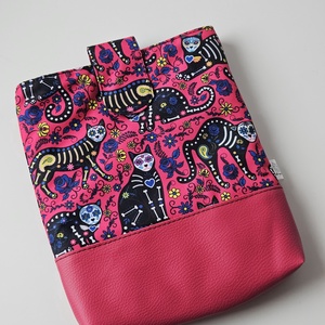Könyvtok pink mexikói cicás, Könyv & Zene, Könyvtok, Varrás, MESKA