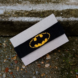 Batman karkötő - ékszer - karkötő - fonott karkötő - Meska.hu