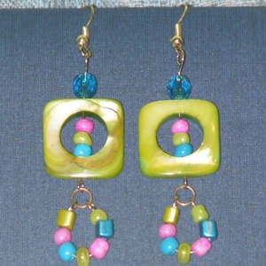 Ablak a színekre fülbevaló -  - Meska.hu