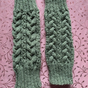 Lábszár melegítő, kötött,  100% gyapjú - ruha & divat - cipő & papucs - lábszármelegítő - Meska.hu