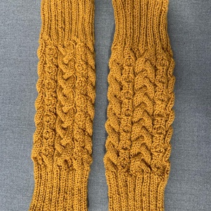 Lábszár melegítő, kötött,  100% gyapjú - ruha & divat - cipő & papucs - lábszármelegítő - Meska.hu