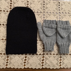 Férfi sapka és női kesztyű - Meska.hu