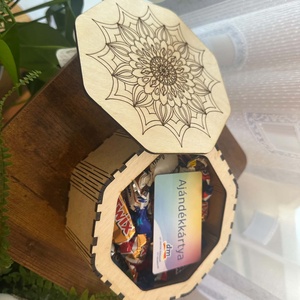 Mandala fa doboz - ékszer - ékszertartó - ékszerdoboz - Meska.hu