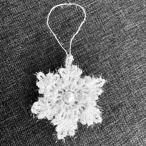 Karácsonyfadísz, Karácsony, Karácsonyi lakásdekoráció, Karácsonyfadíszek, Horgolás, MESKA