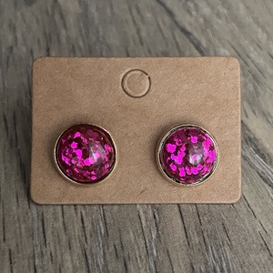 Cabochon stílusú fülbevaló, Ékszer, Fülbevaló, Pötty fülbevaló, Ékszerkészítés, MESKA