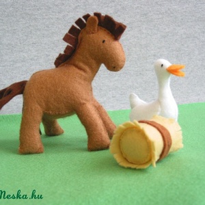 6db-os farm állat szett filcből  -  - Meska.hu