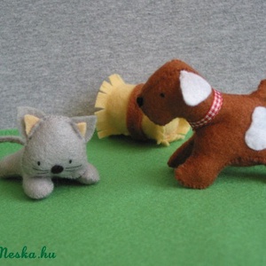 6db-os farm állat szett filcből  -  - Meska.hu