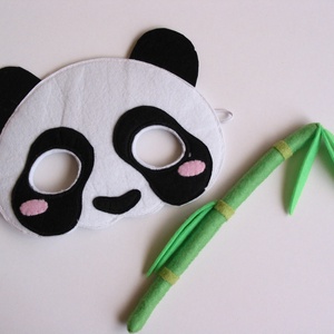 Cuki panda jelmez szett- AZONNAL VIHETŐ!!! - ruha & divat - jelmez & álarc - jelmez - Meska.hu