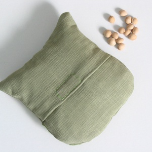 Bagoly doktor- meggymag párna (zöld-pöttyös) -  - Meska.hu