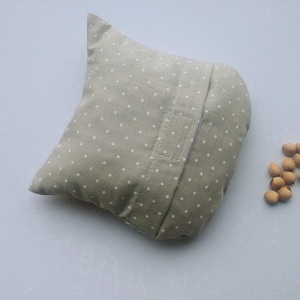 Bagoly doktor- meggymag párna ( piros virágos- drapp pöttyös) - szépségápolás - egészségmegőrzési kellékek - Meska.hu