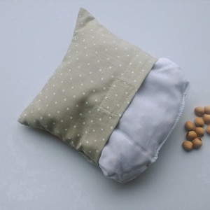 Bagoly doktor- meggymag párna ( piros virágos- drapp pöttyös) - szépségápolás - egészségmegőrzési kellékek - Meska.hu