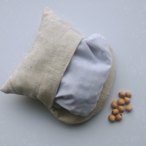 Bagoly doktor- meggymag párna ( drapp-pasztel- pöttyös) - szépségápolás - egészségmegőrzési kellékek - Meska.hu