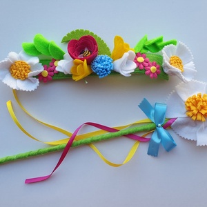 Virágtündér farsangi jelmez szett  RENDELHETŐ!!! - ruha & divat - jelmez & álarc - jelmez - Meska.hu