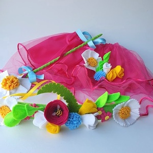 Virágtündér farsangi jelmez szett  RENDELHETŐ!!! - ruha & divat - jelmez & álarc - jelmez - Meska.hu