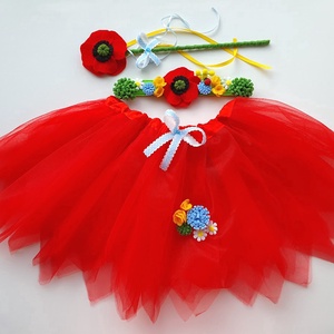 Pipacs tündér farsangi jelmez szett �RENDELHETŐ! - ruha & divat - jelmez & álarc - jelmez - Meska.hu