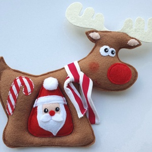 Együtt mókásabb! - Téli pajtások (Télapó és Rudi)    AZONNAL VIHETŐ! - karácsony - mikulás - mikulás ajándékok - Meska.hu