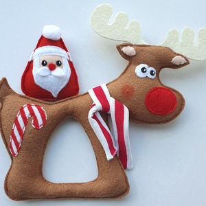 Együtt mókásabb! - Téli pajtások (Télapó és Rudi)    AZONNAL VIHETŐ! - Meska.hu