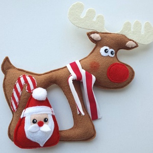 Együtt mókásabb! - Téli pajtások (Télapó és Rudi)    AZONNAL VIHETŐ! - karácsony - mikulás - mikulás ajándékok - Meska.hu