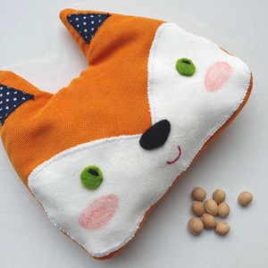 Róka buksi- cseresznyemag párna, Játék & Sport, 3 éves kor alattiaknak, Alvóka & Rongyi, Varrás, MESKA