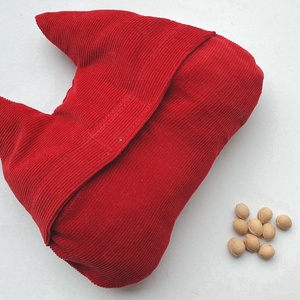 Róka buksi- cseresznyemag párna - játék & sport - 3 éves kor alattiaknak - alvóka & rongyi - Meska.hu