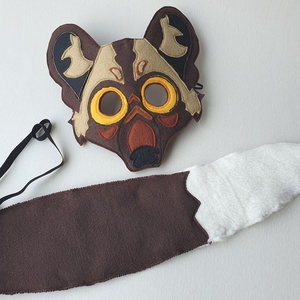 Afrikai vadkutya farsangi jelmez szett -RENDELHETŐ! - ruha & divat - jelmez & álarc - jelmez - Meska.hu