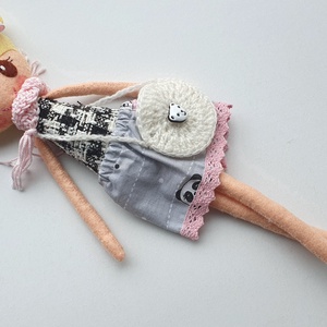 Patrícia- öltöztethető  textilbaba kiegészítőkkel (Azonnal vihető!) - játék & sport - baba & babaház - baba - Meska.hu