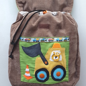 Markolós-tigrises hátizsák -AZONNAL VIHETŐ! - játék & sport - ovis felszerelés - ovis hátizsák - Meska.hu