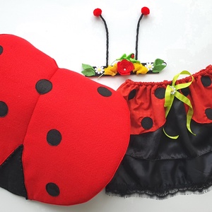 Katica farsangi jelmez szett (hajpánt, szoknya, szárny)� AZONNAL VIHETŐ!!! - ruha & divat - jelmez & álarc - jelmez - Meska.hu