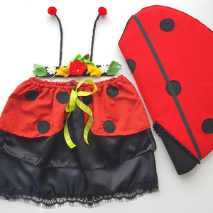 Katica farsangi jelmez szett (hajpánt, szoknya, szárny)� AZONNAL VIHETŐ!!! - ruha & divat - jelmez & álarc - jelmez - Meska.hu