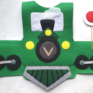 Vonat/mozdony farsangi jelmez szett- AZONNAL VIHETŐ! - ruha & divat - jelmez & álarc - jelmez - Meska.hu